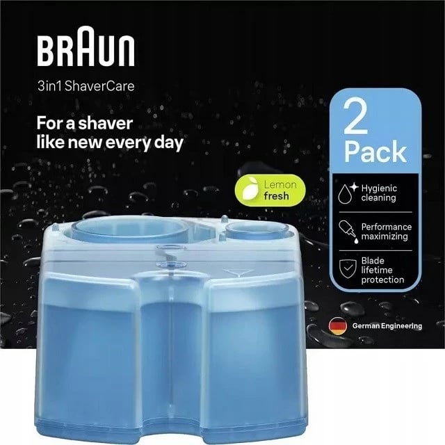 Kaseta pastrimi Braun, 2 copë, Blu