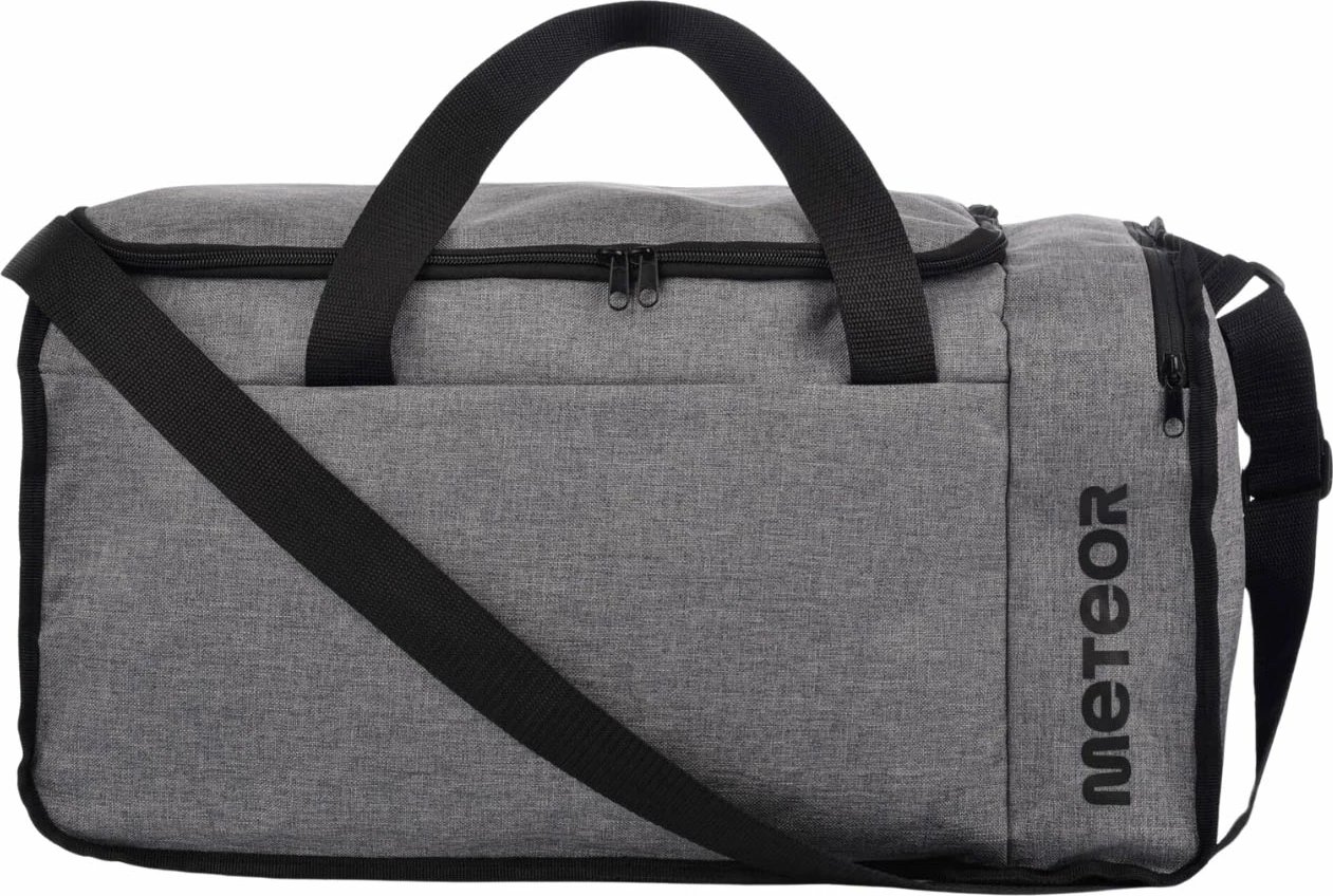 Çantë sportive unisex Meteor, gri-e zezë