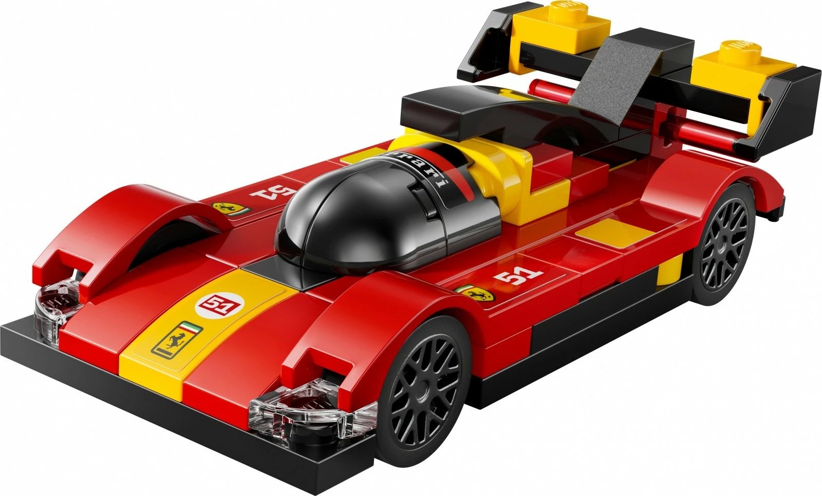 Set LEGO Speed Champions Ferrari 499P, 62 pjesë, i kuq, i vogël