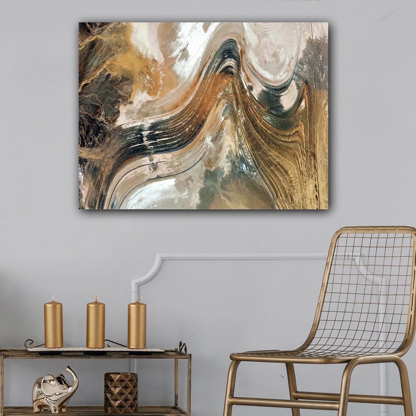 Pikturë dekorative në kanavacë, shumëngjyrëshe, 70x100cm, 1108257140