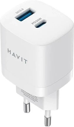 Karikues Havit UC30 EU, 30W, i bardhë