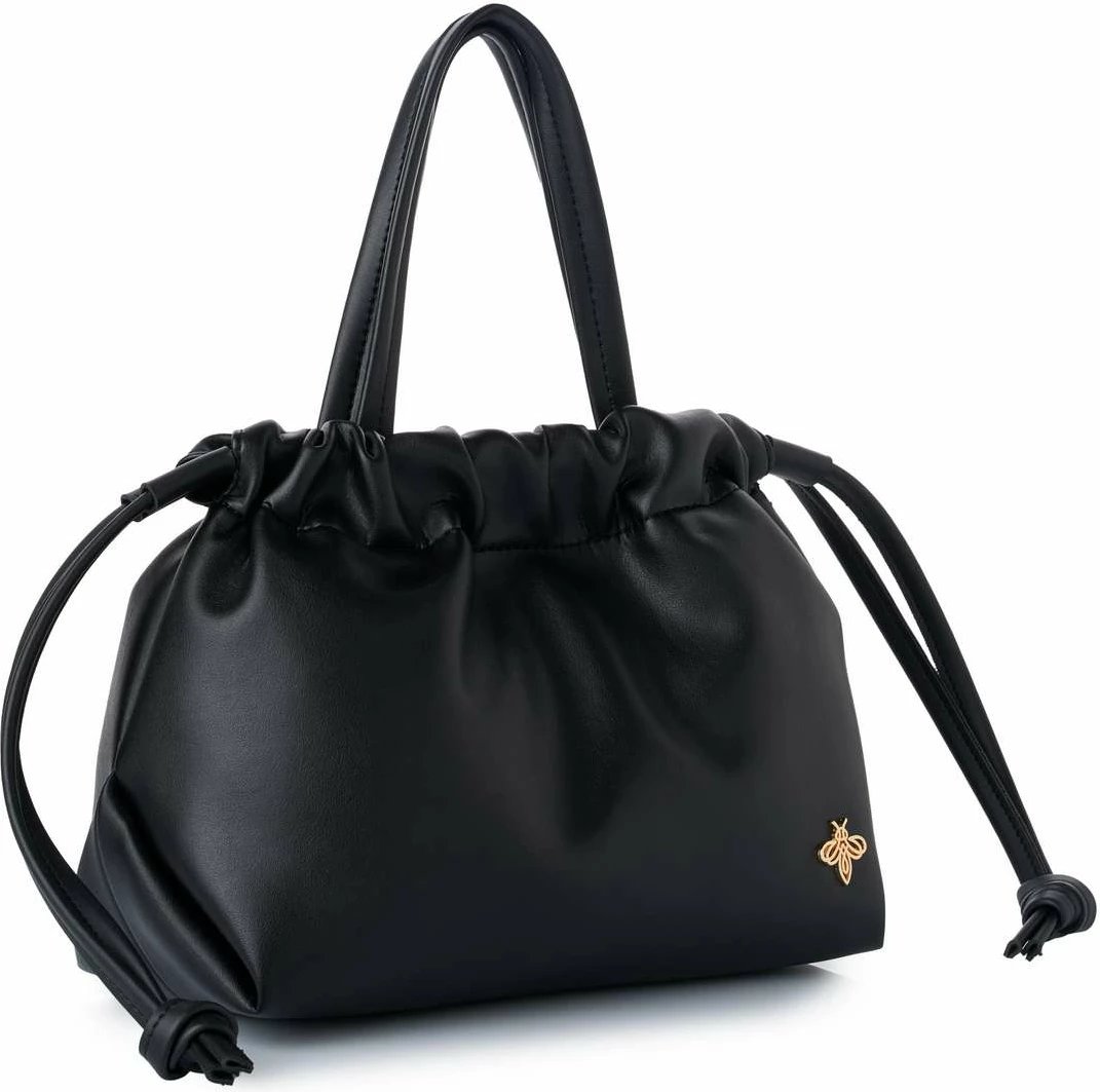 Çantë dore Lucky Bees Lauren, e zezë