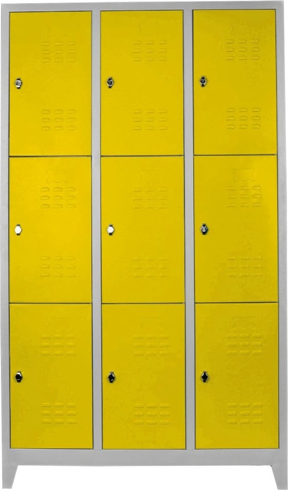 Dollap për magazinim me çelësa, ngjyrë gri dhe e verdhë, Skye Decor, Js1024Sa