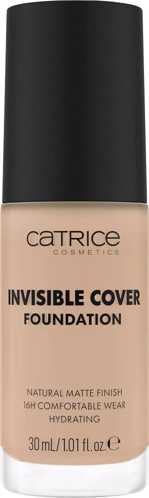 Fondatinë për femra Catrice Invisible Cover Foundation Long-lasting 015W, 30ml