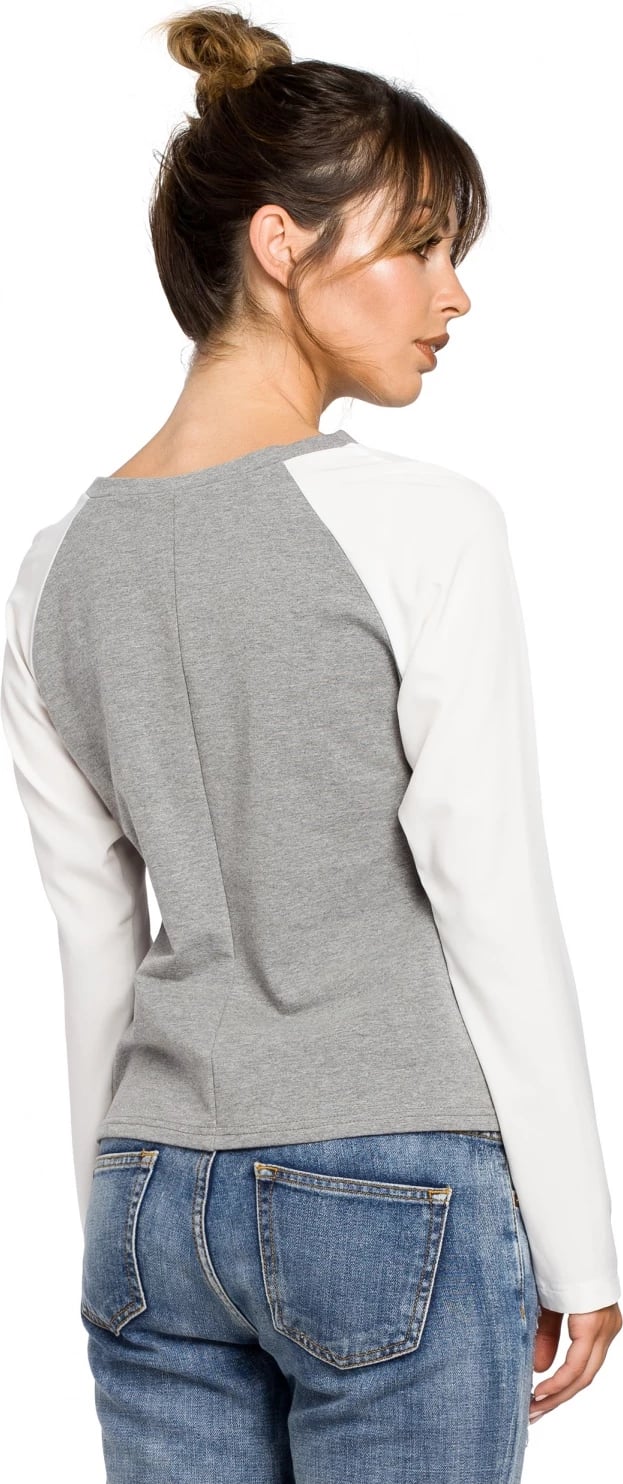 Bluzë BeWear model 104235, e hirtë