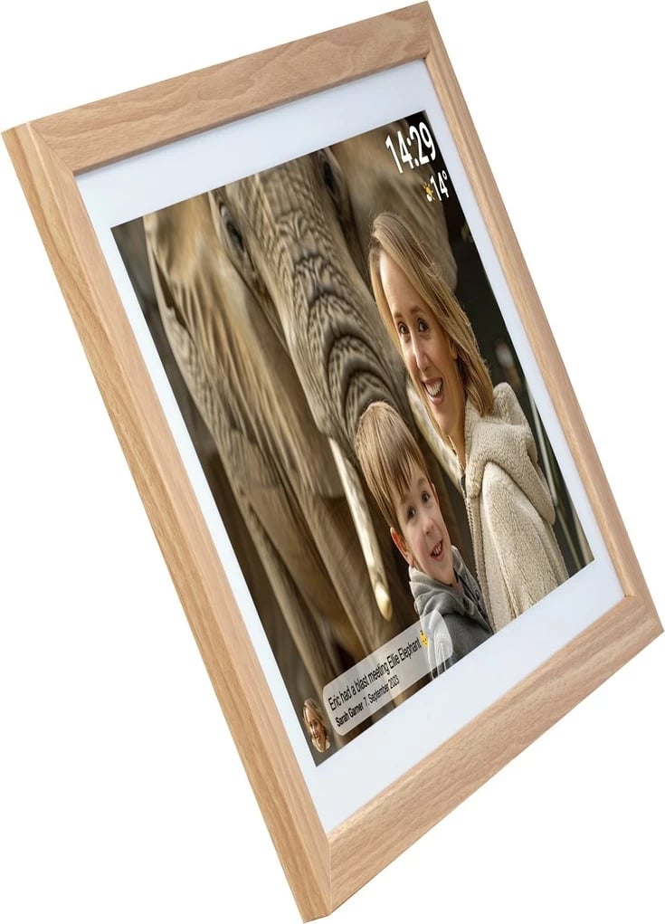Kornizë digjitale Denver PFF-2162LW, 21.5", Touchscreen, Wi-Fi, Kafe e çelët