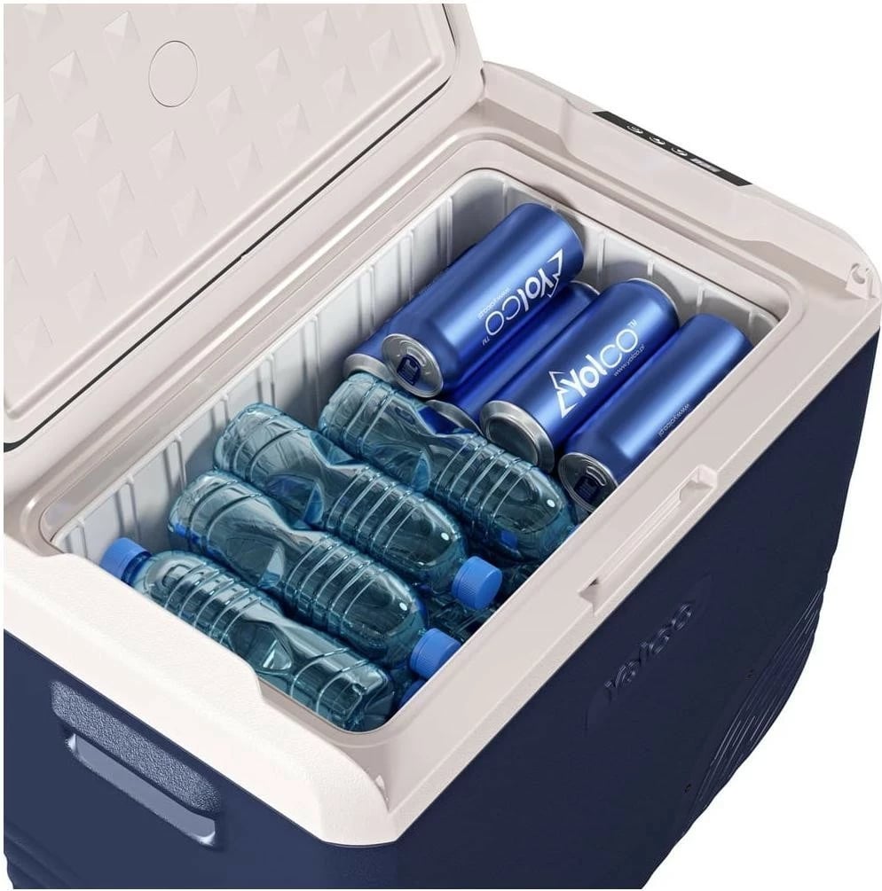 Frigorifer turistik Yolco NX 50 BT, 47L, Bluetooth, ngjyrë kaltër