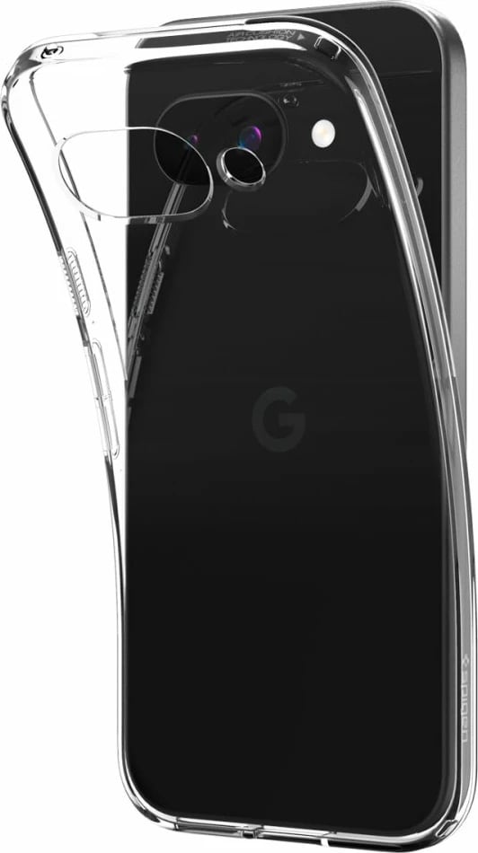 Mbështjellës Spigen Crystal Flex për Google Pixel 9A, Transparent