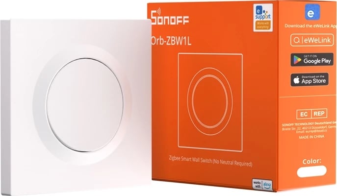 Switch smart Sonoff ZBMINIL2-E, ZigBee, i bardhë