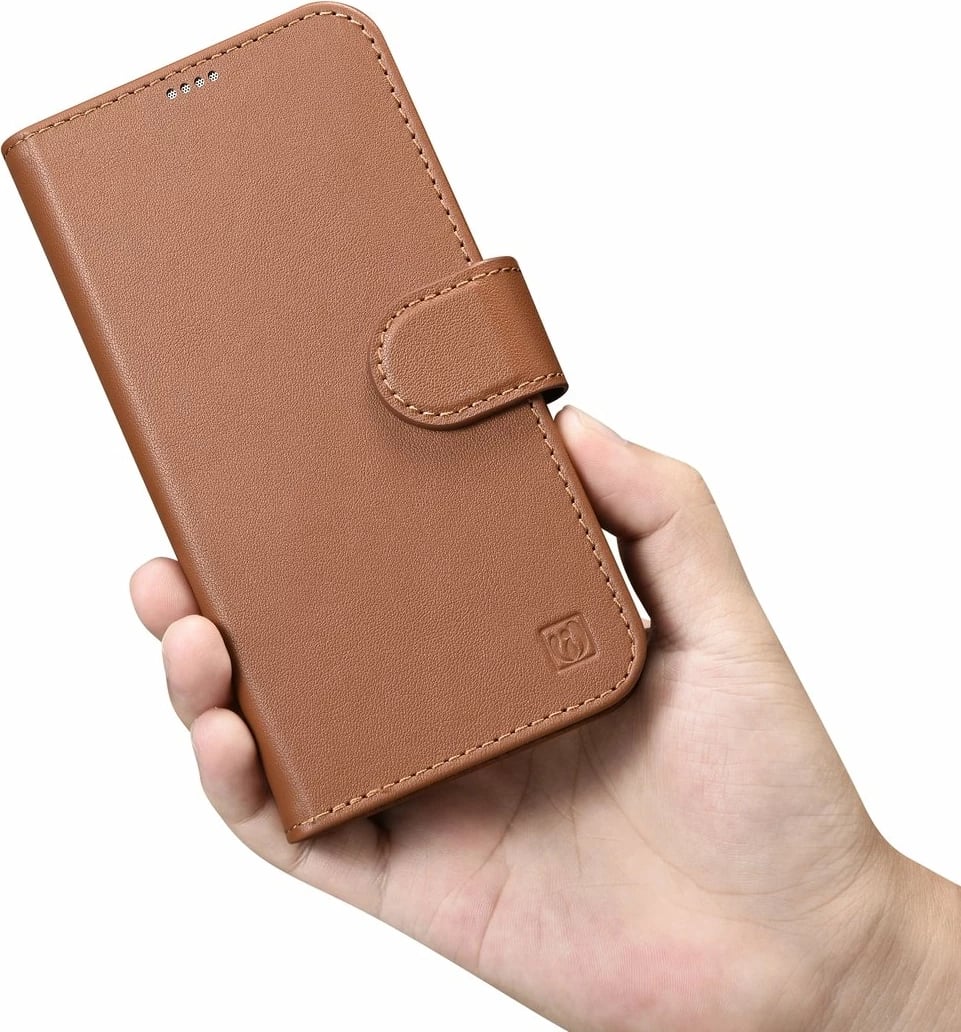 Mbështjellës iCarer Wallet Case 2in1 për iPhone 14, lëkurë, Anti-RFID, Kafe Mbështjellës iCarer Wallet Case 2in1 për iPhone 14, lëkurë, Anti-RFID, Kafe