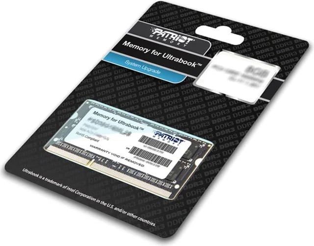 Ram memorie Patriot Memory 8GB, DDR3, PC3-12800