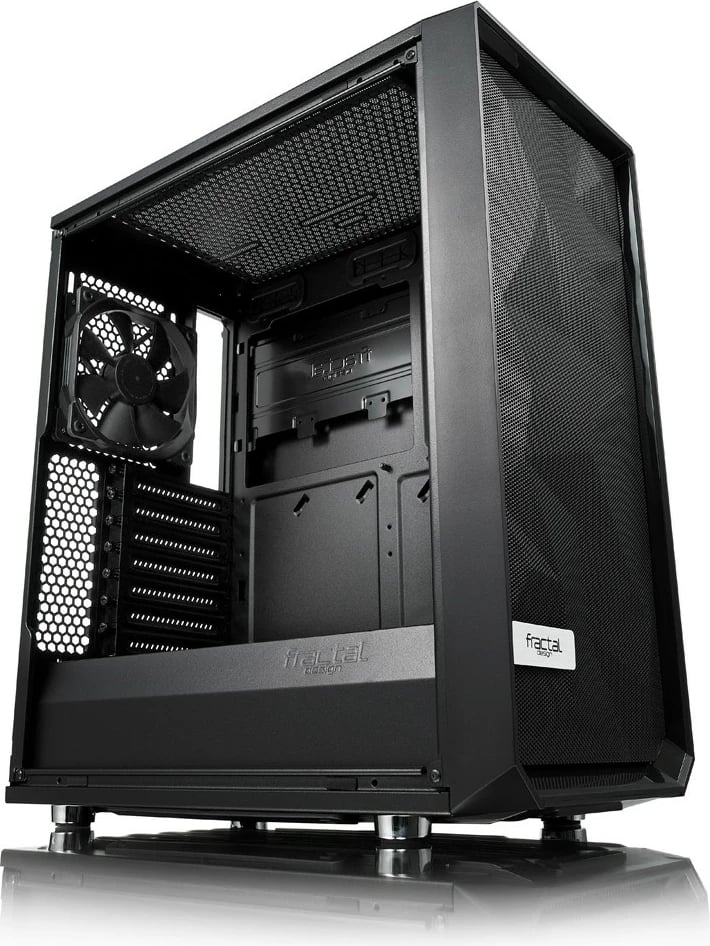 Kasë Fractal Design Meshify C, Midi Tower, PC, ATX, ITX, micro ATX, e zezë Kasë Fractal Design Meshify C, Midi Tower, PC, ATX, ITX, micro ATX, e zezë