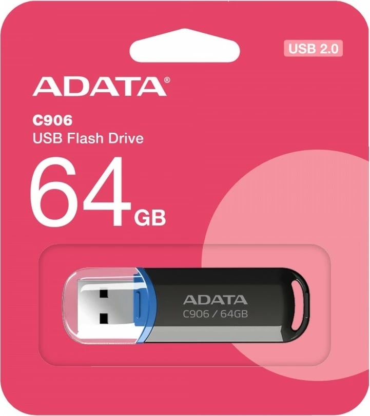 Pendrive ADATA C906, 64GB, USB 2.0, Zi