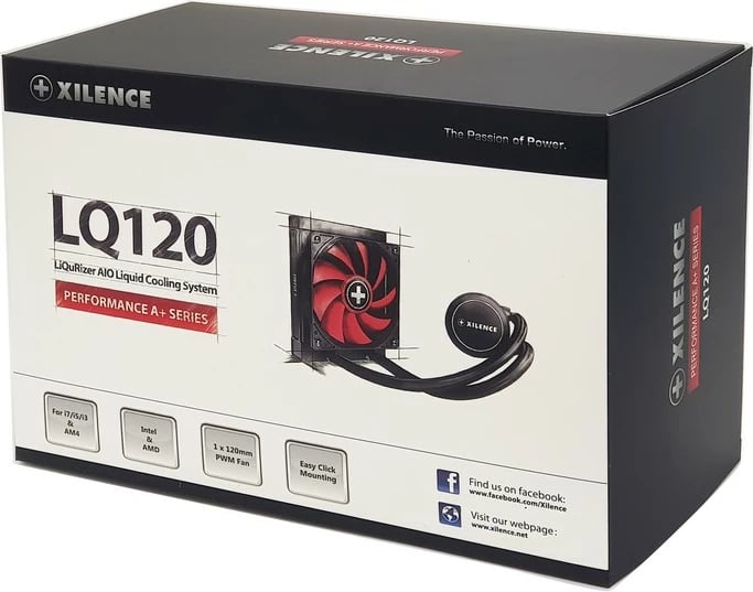 Ftohës i lëngshëm Xilence Performance A+ LiQuRizer LQ210, 12 cm, 70 cfm, i zi