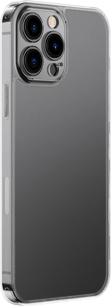 Mbështjellës Baseus Frosted Glass Case për iPhone 13 Pro Max, Transparent