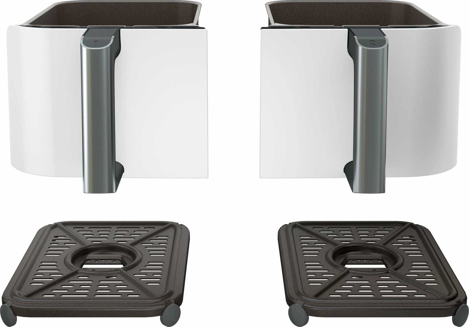 Furrë me ajër Ninja Foodi MAX AF400EU, 9.5L, dy zona, e bardhë