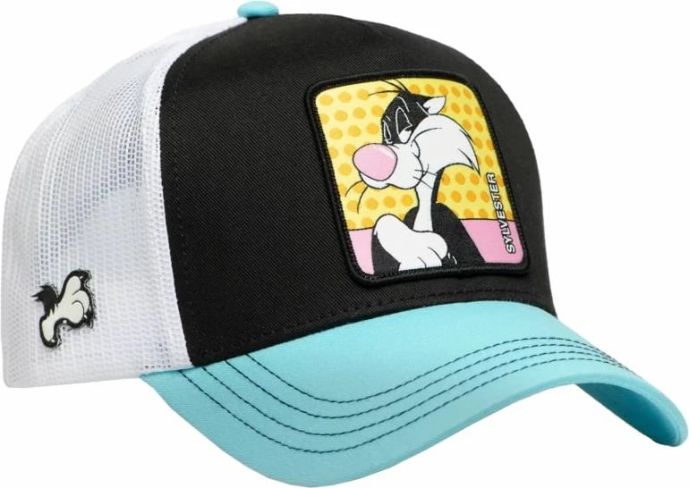 Kapelë snapback për meshkuj Capslab, bardhë/zezë/kaltër