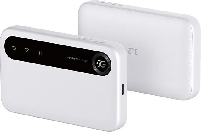 Router ZTE U50, Wi-Fi 6, 32 pajisje, NanoSIM, i bardhë