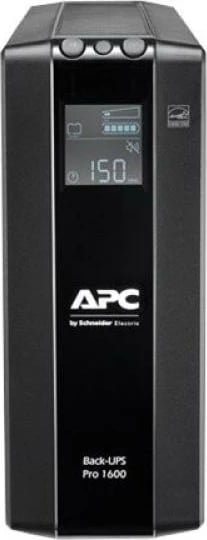UPS APC BR1600MI Back-UPS Pro 1600VA, 8 dalje, AVR, LCD, USB 2.0, e zezë