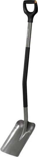 Lopatë ergonomike Fiskars 1066712, plastikë/çelik, gri