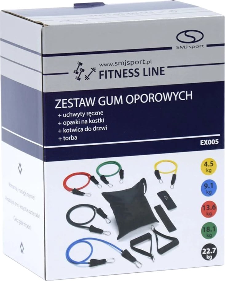 Set shirita rezistence SMJ, të zinj
