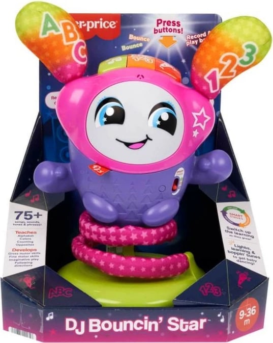 Lodër edukative Fisher Price Dance Star DJ HRD21, shumëngjyrëshe