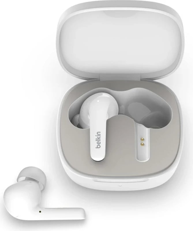 Kufje Belkin SOUNDFORM Flow Wireless Calls/Music USB Type-C Bluetooth Bardhë