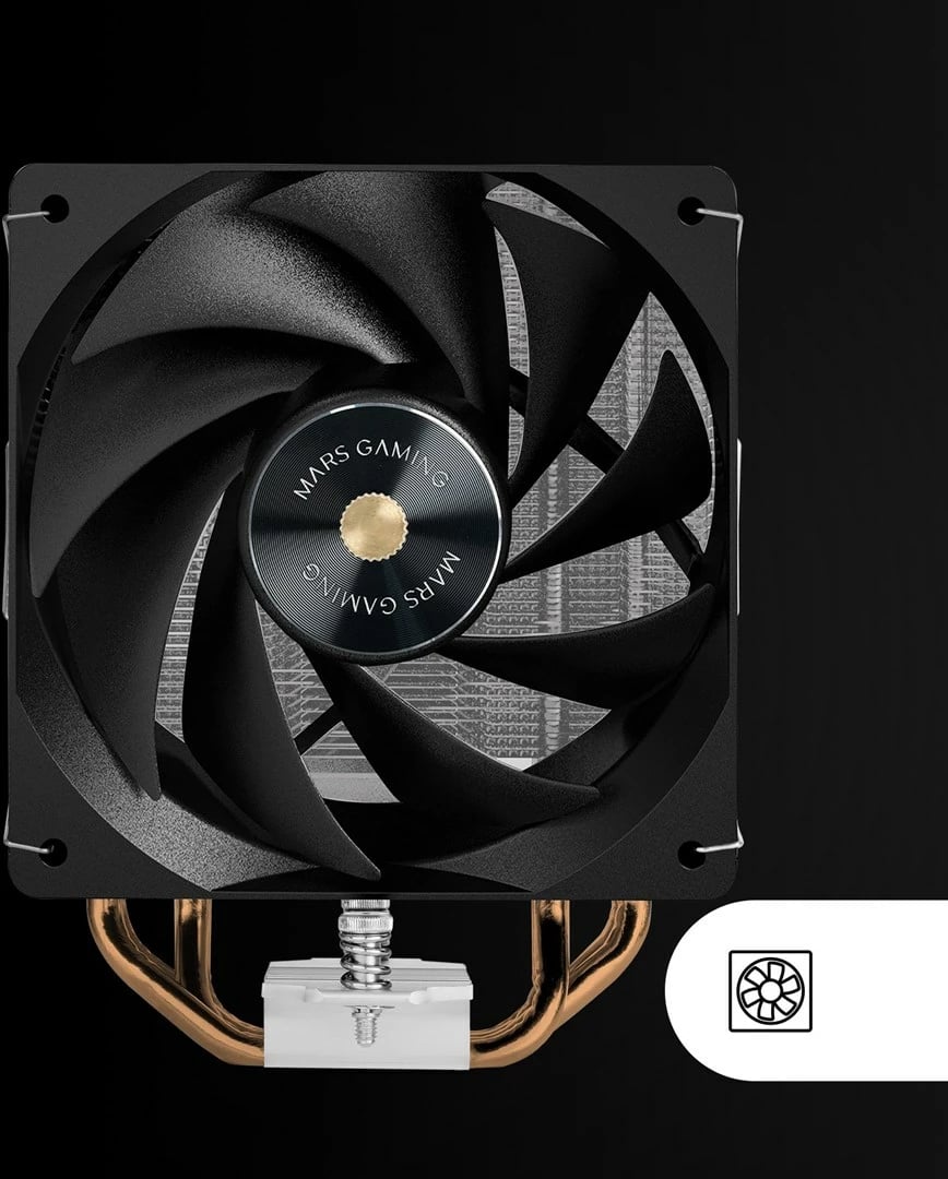 Kasë ftohëse procesori TACENS MARS MCPU-X4, 12 cm, 230W, e zezë