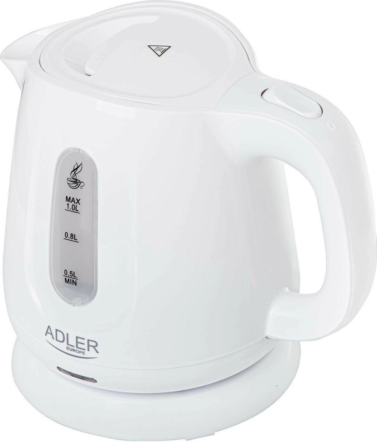 Çajnik elektrik Adler AD 1373, 1.0L, 850W, bardhë