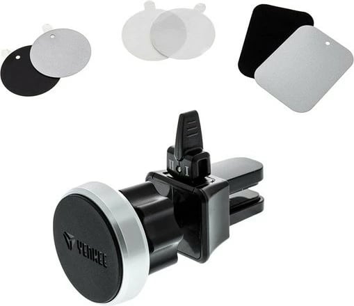 Mbajtës magnetik për veturë YENKEE YSM 501MG, zi/argjendtë