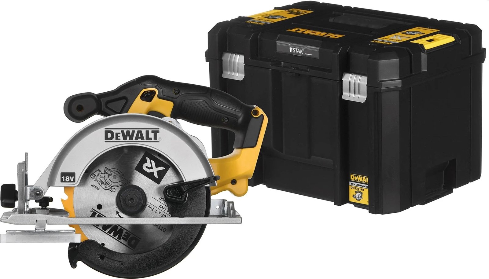Sharrë rrethore DeWALT DCS391NT, e Zezë, Argjendtë, e Verdhe