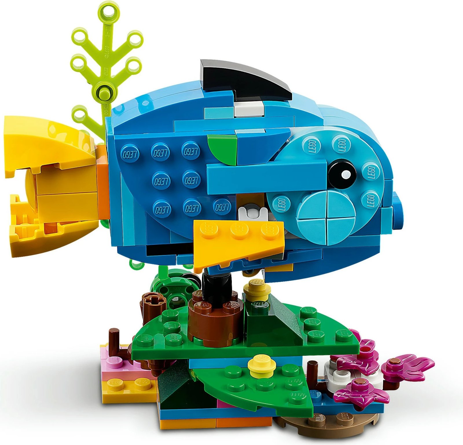 Set ndërtimi LEGO Creator 3-in-1 Papagalli Ekzotik, 253 pjesë, shumëngjyrësh