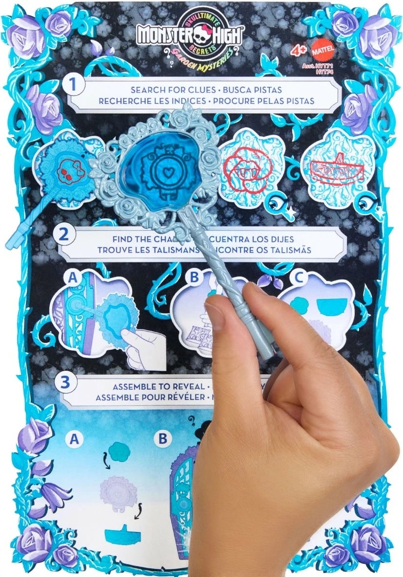 Kukull Monster High Mattel Twyla Secrets of the Scare School Series 5 Garden Puzzles me aksesorë