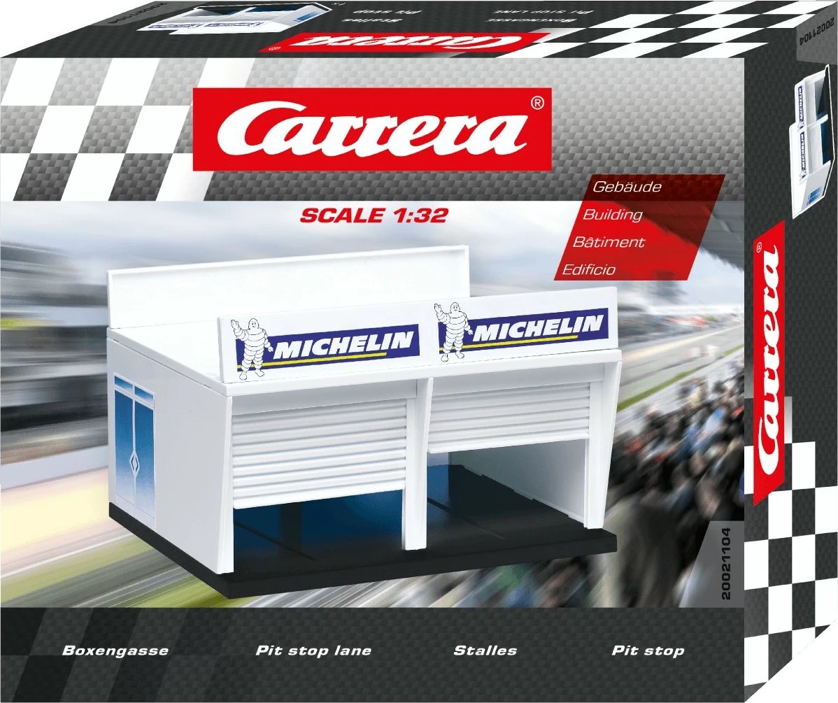 Figura Carrera Boxengasse, garazh i vogël