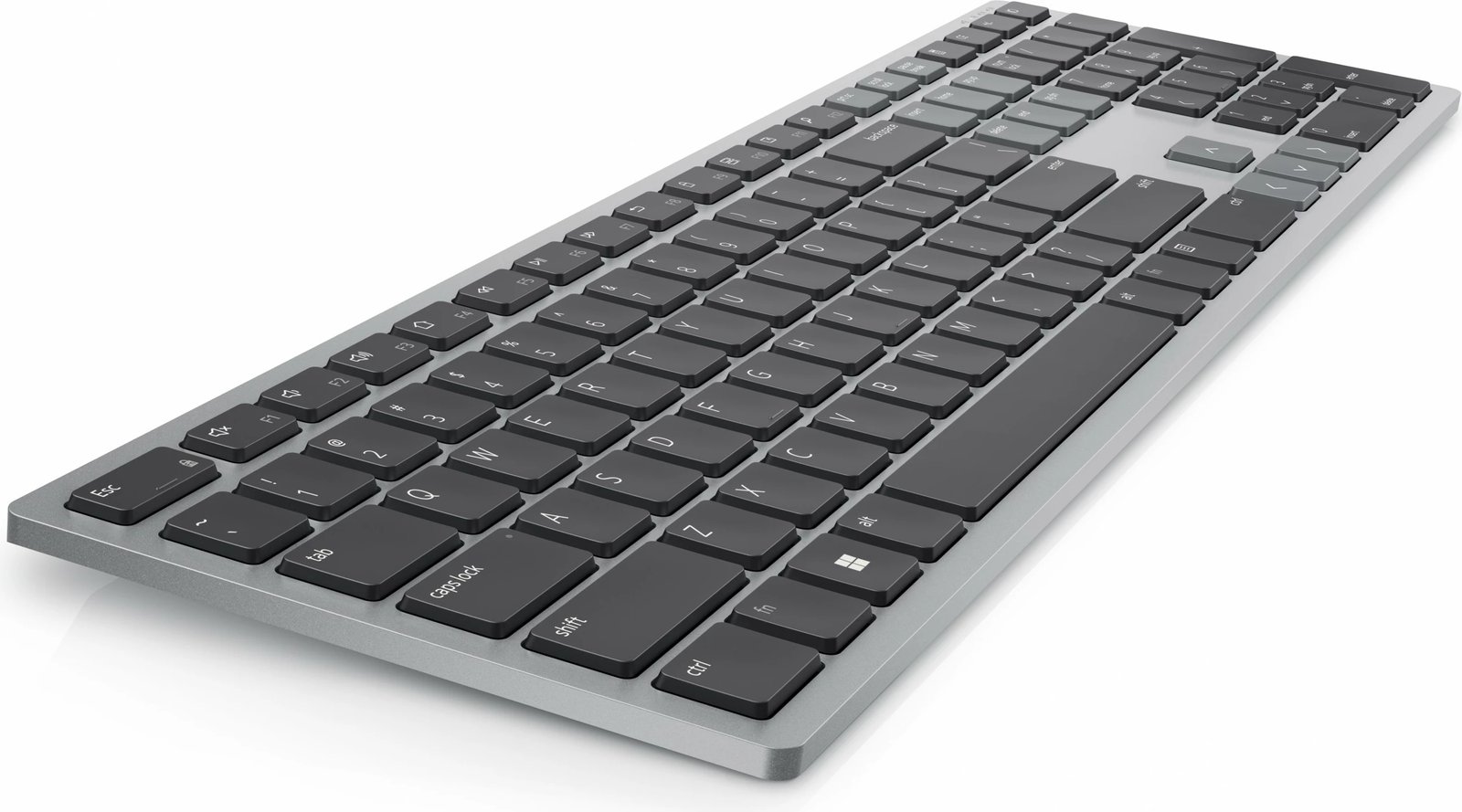 Tastierë DELL KB700, Full-size, Wireless, Bluetooth, QWERTZ, Gri