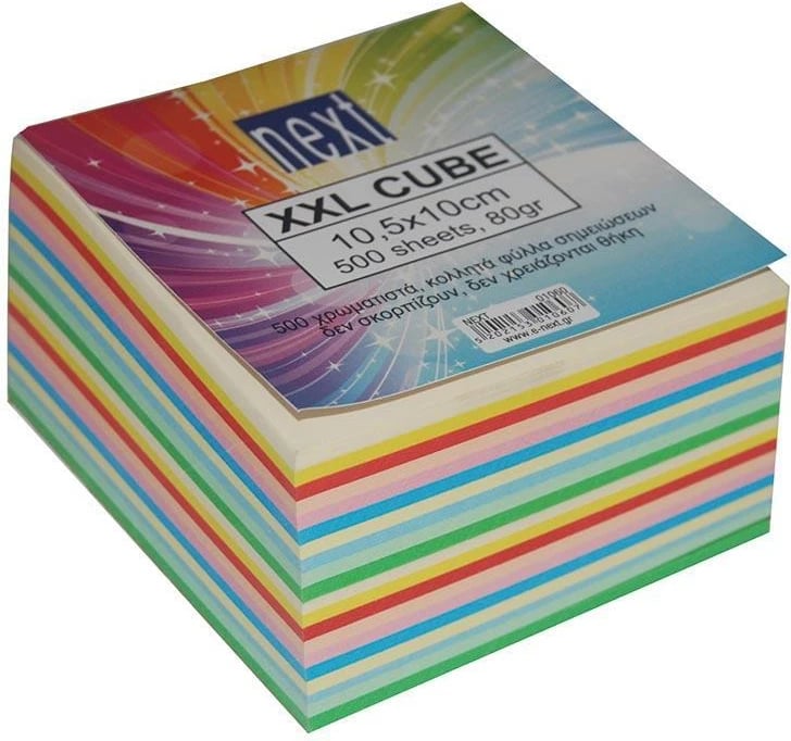 Bllok ngjitës me ngjyra XXL Next 500 Fletë 10.5x10cm