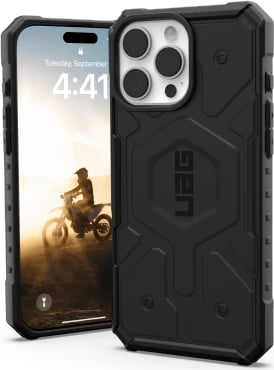Mbështjellës UAG Pathfinder MagSafe për iPhone 16 Pro Max, i zi