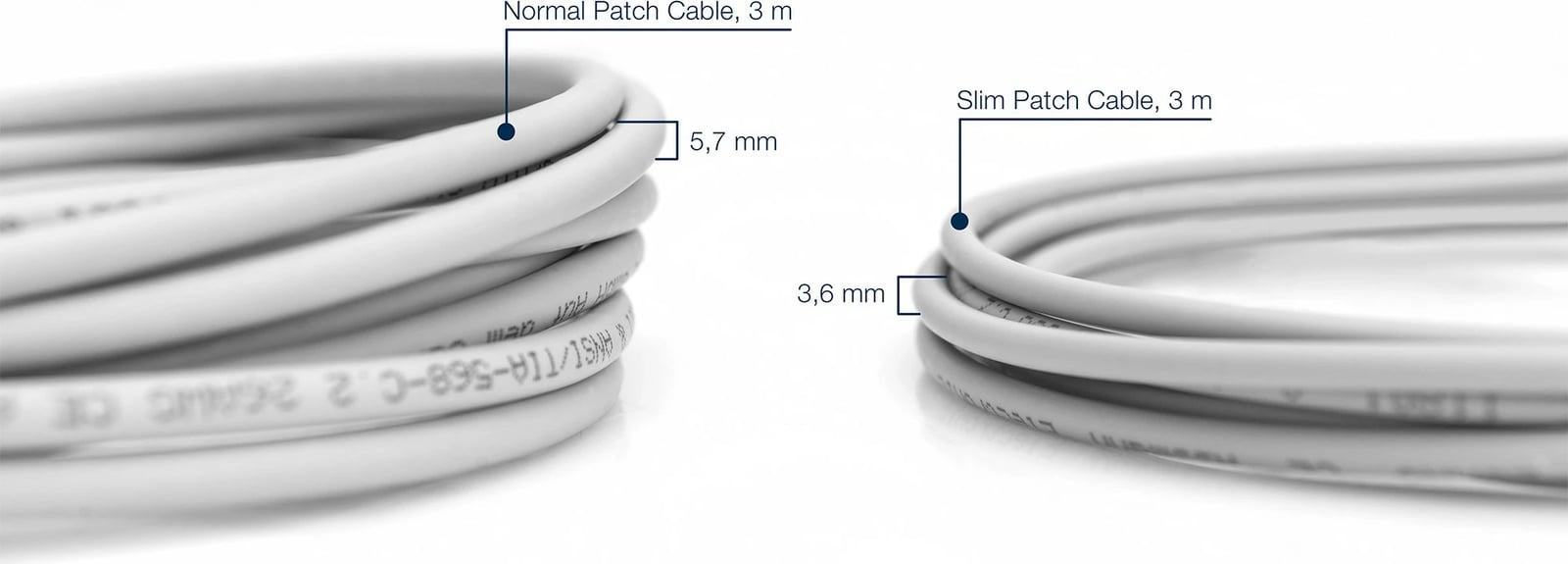 Kabllo rrjeti Digitus Cat6a patch cord 1m, RJ-45, gri