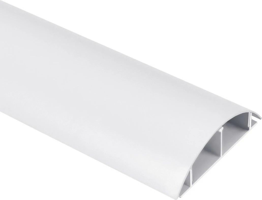 Listelë alumini për mbulimin e kabllove Maclean MC-814 W, 75cm, e bardhë
