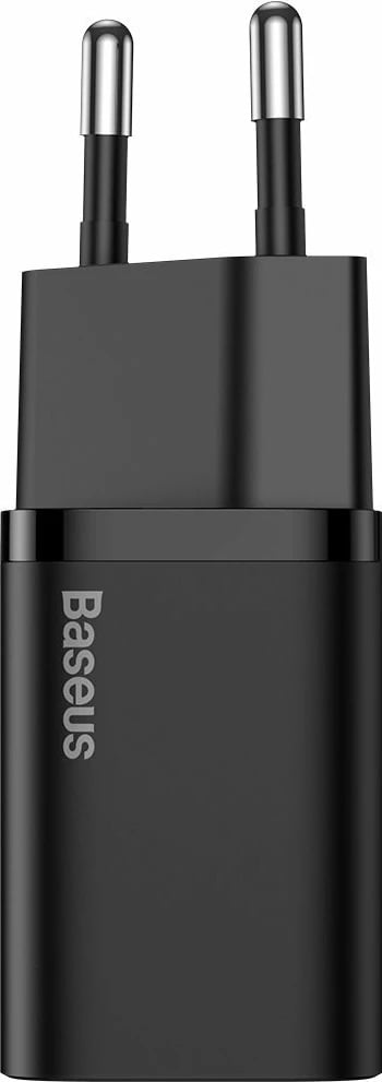 Karikues i shpejtë Baseus Super Si Quick Charger 1C 25W me kabllo USB-C në USB-C 1m, Zi