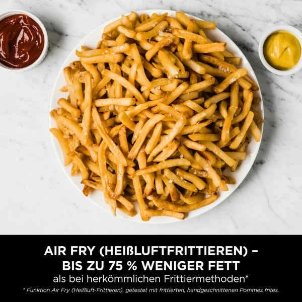 Furrë me ajër Ninja Foodi AF200EU, 7.6L, 2 shporta, 2400W, e zezë