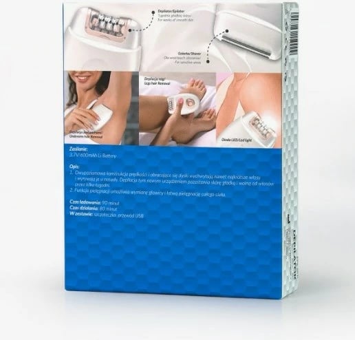 Epilator Oromed Oro-Epil Silk Gold, i bardhë