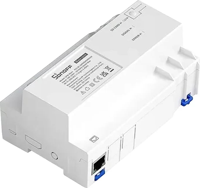 Switch i mençur Sonoff SPM-Main, LAN (ethernet) dhe WiFi, i bardhë