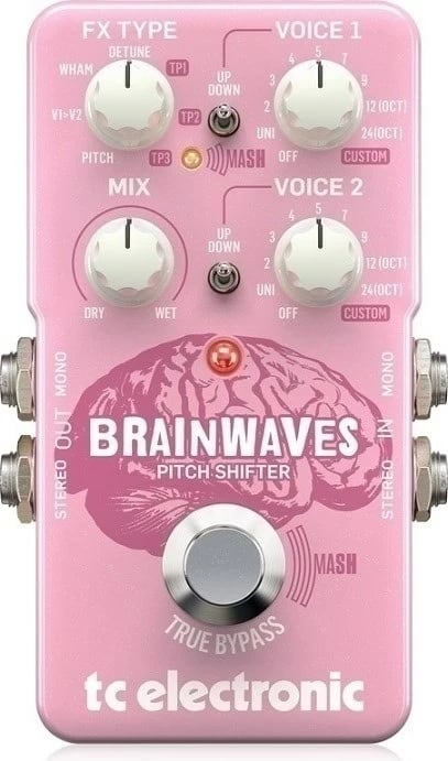 Efekt për kitarë TC Electronic Brainwaves Pitch Shifter, Rozë