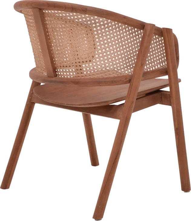 Karrige Anlene dru tik natyral ratan natyral 62x54x82cm
