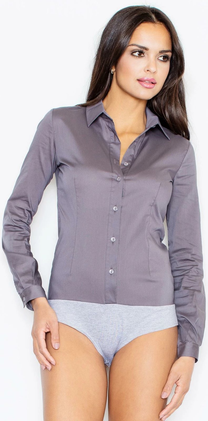Bodysuit për femra Figl 43895, gri