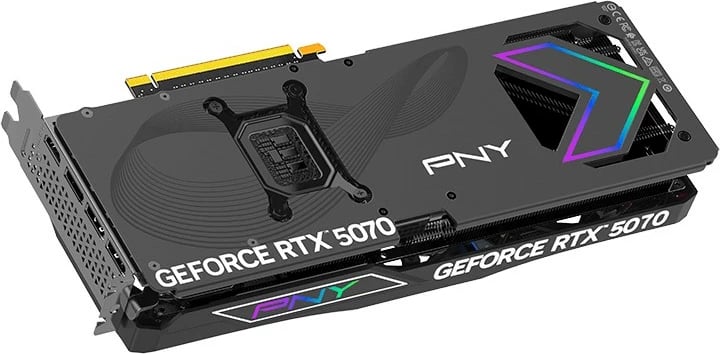 Kartelë grafike PNY GeForce RTX 5070 EPIC-X RGB OC, 12 GB, GDDR7, PCI Express x16 5.0