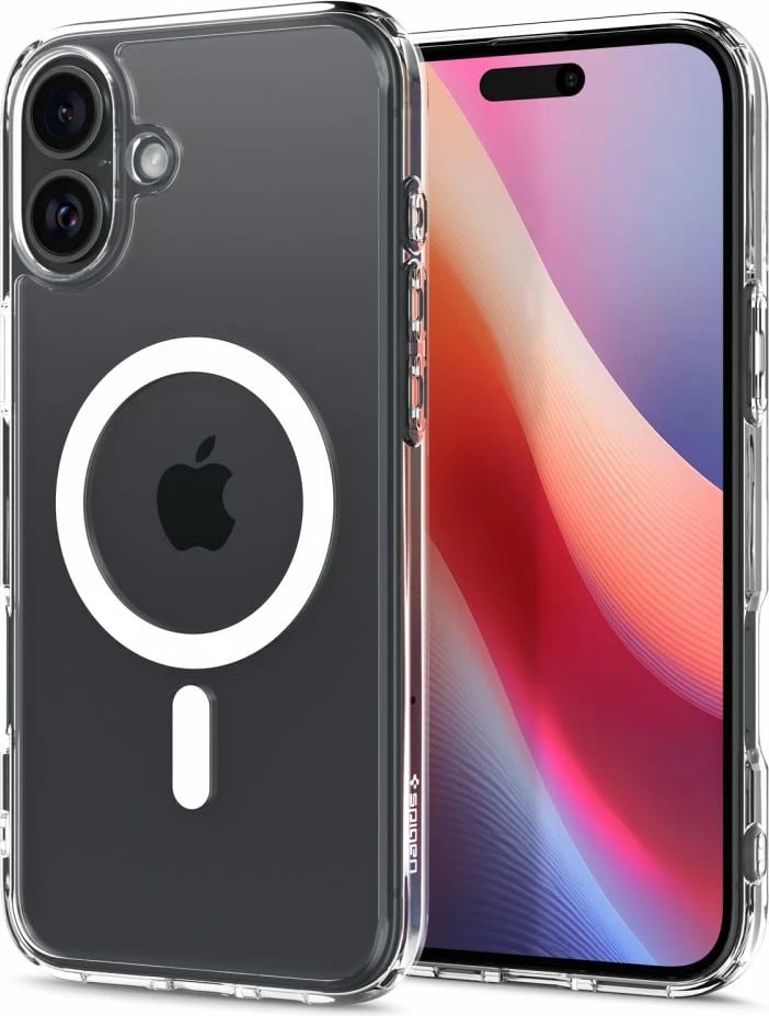 Mbështjellës Spigen Ultra Hybrid MagSafe për iPhone 16, Bardhë