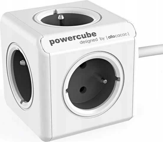 Përshtatëse Allocacoc PowerCube,1.5m, hiri