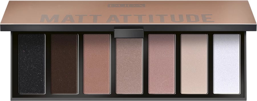 Paletë sysh për femra Pupa Milano Make Up Stories Compact Eyeshadow Palette 003 Matt Attitude, paletë